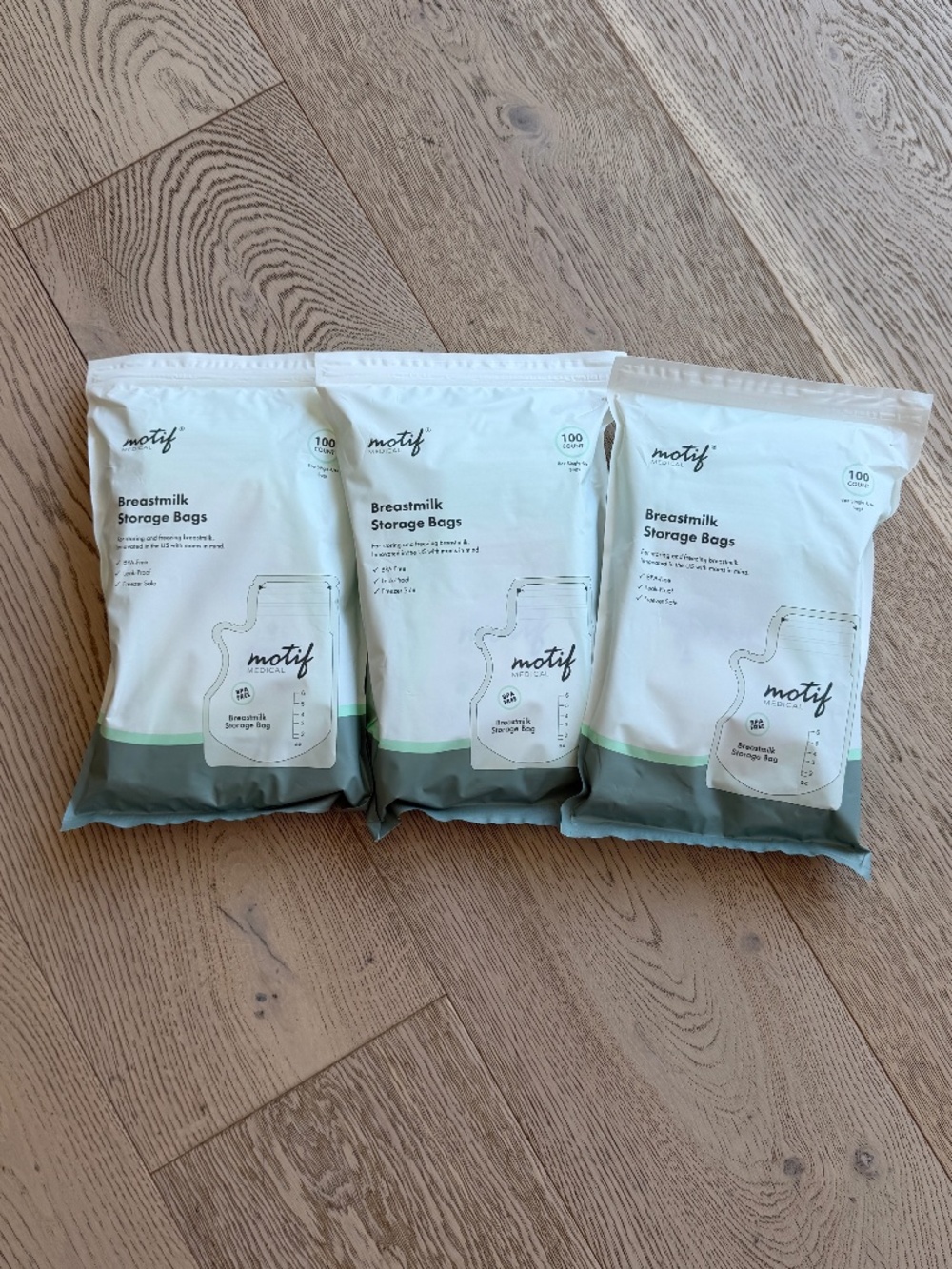 Motif Medical Breast Milk Storage Bags - 300 Count